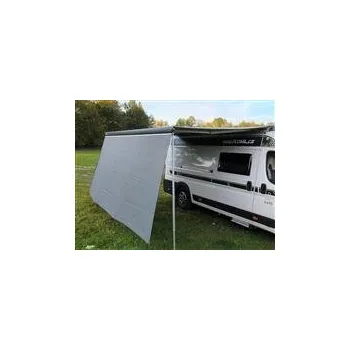 Stínicí plachta Sluneční clona - síť šedá - šíře 2m