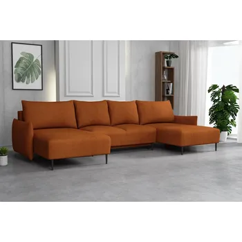 Sedací souprava FALCO Sedací souprava Santino U Velo cihlová