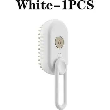 Kartáč pro zvířata Elektrický kartáč pro psy a kočky s masážní funkcí | Chovatelské potřeby - Bílá-1KS