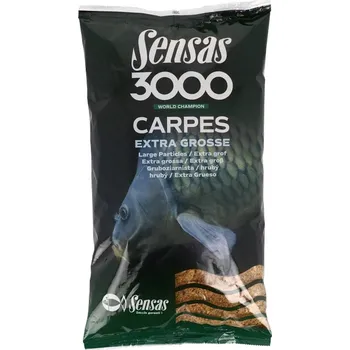 Návnadová surovina Sensas Krmení Carpes 3000 1 kg-Kapr Hrubý
