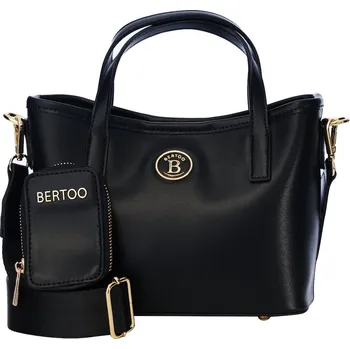 Kabelka Dámská kabelka BERTOO Sara black plain