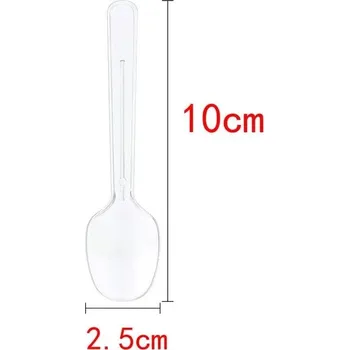 Příbor Jednorázové plastové dezertní kelímky | Plastové nádobí - lžíce,20KS
