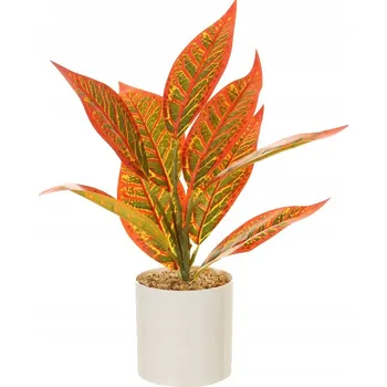 umělá květina UMĚLÁ Rostlina V KVĚTINÁČI REALISTICKÁ 34cm KEŘÍK Bonsai DEKORACE