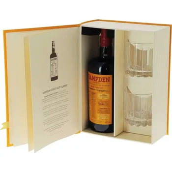 Rum Hampden Estate HLCF Classic Overproof 0,7 l 60% (Dárkové balení 2 skleničky)
