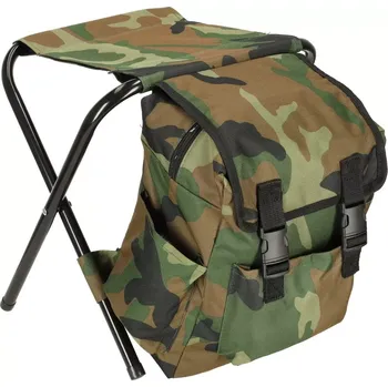 turistický batoh KIK KX3953 Rybářské křeslo bez opěradla moro