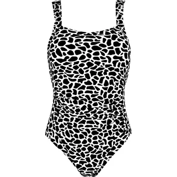 Dámské plavky Agnes Black dámské vzorované plavky s výztuží S1231 3XL bílá