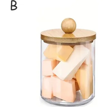 Úložný box Akrylový úložný box s víkem | kosmetický box | koupelnové doplňky - B