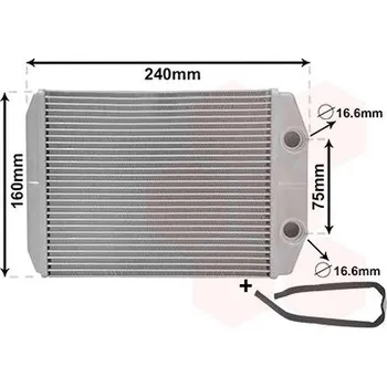 Výměník tepla Výměník tepla, vnitřní vytápění AGB 3035N8-2