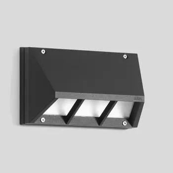 Venkovní osvětlení BEGA 22172 BEGA venkovní nástěnné LED svítidlo Barevná úprava: stříbrná