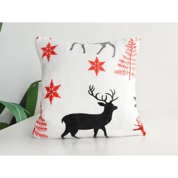 Povlečení XPOSE® Mikroplyšový povlak na polštář LYANA - červený 50x50 cm, Mikroplyš + Prodloužená možnost vrácení zboží do 50 dnů