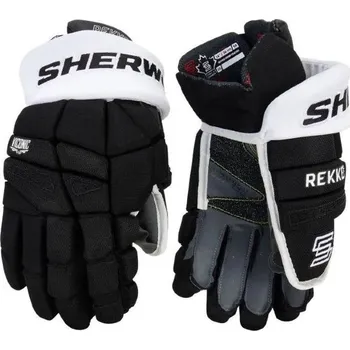 Hokejové rukavice Rukavice Sherwood Rekker Legend Pro SR, Senior, černá-bílá, 15" Sherwood