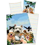 Herding Povlečení Selfie Mazlíčci 140x200/70x90cm