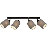 BRILONER Bodové svítidlo 65 cm 4x E27 25W šedá BRILO 2078-044
