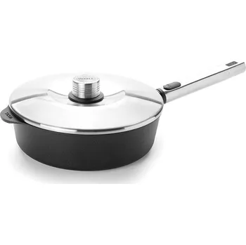 Pánev Pánev na soté LOGIC PRO XR IND 24 cm, s poklicí a odnímatelnou rukojetí, WOLL