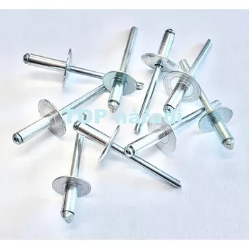 Nýt Trhací nýt 4,8x12 hliník/ocel, velká hlava, 50 kusů