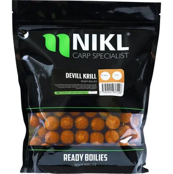 Nástraha Nikl Hotové boilies Devill Krill 1 kg Průměr nástrahy: 24mm/1kg