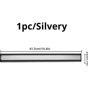 Stojan na nože Magnetická lišta pro kuchyň | ocelová lišta, držák na nářadí - 1ks 16,4 palce