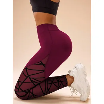 Dámské legíny Dámské legíny Barva: Červená, Velikostní tabulka: M