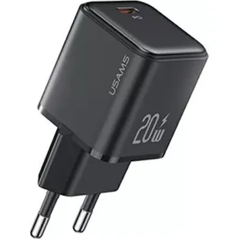 Síťová nabíječka 1xUSB-C PD 3.0 20W Rychlá Černá