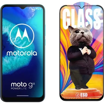 3D Ochranné tvrzené sklo na Motorola Moto G8 Power - Mr. Cat ESD