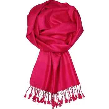 Šála Verona Lux kašmírová šála H85J_20 tmavě růžová