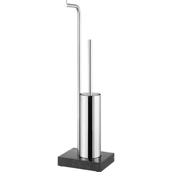 WC štětka Blomus, Toaletní kartáč s držákem na papír Modo 67 cm leštěná oce - Formadore