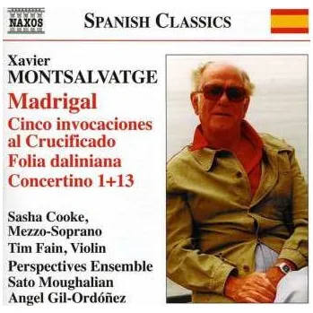 Zahraniční hudba CD Sasha Cooke: Madrigal / Cinco Invocaciones Al Crucificado / Folia Daliniana / Concertino 1+13 2014