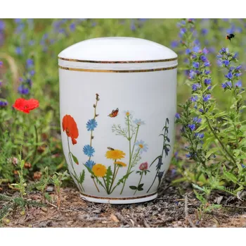 Smuteční dekorace Pohřební urna Diamant | rozkvetlá louka