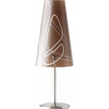 Lampička Brilliant 02747/23 Hnědá stolní lampa ISI