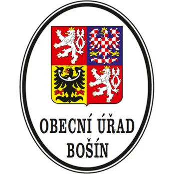 Informační tabulka PROFIBA Smaltovaná cedule OBECNÍ ÚŘAD se státním znakem a názvem obce (bílá/černá)