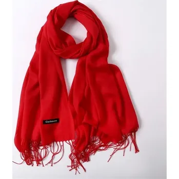 Šála Zimní elegantní kašmírová šála | dámská šála - Červené