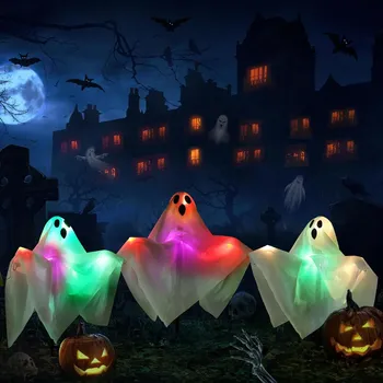 Party dekorace Halloween dekorace 3 kusy halloweenských duchů