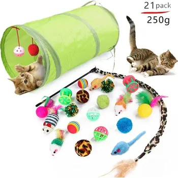 Hračka pro kočku Hračky pro kočky | Sada kočičích hraček 20 ks - 21KS