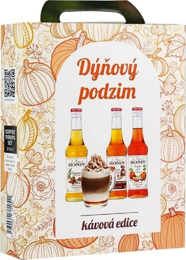 Monin Dýňový podzim Kávová edice 3×0,25l