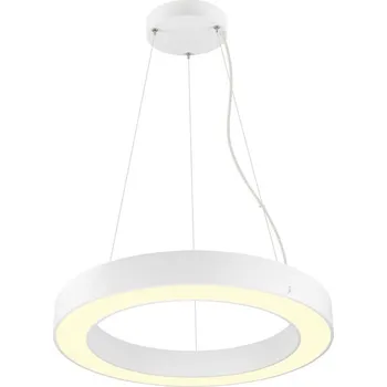 BIG WHITE (SLV) MEDO RING 60 závěsné svítidlo, délka závěsu 300 cm, 3000/4000K, 110°, PHASE, bílé. 1008592