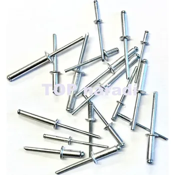 Nýt Trhací nýt 4x10 hliník/ocel, plochá hlava, 50 kusů