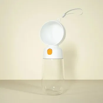 Miska pro psa Cestovní láhev na vodu pro psy s miskou | cestovní dávkovač krmení pro domácí mazlíčky - Bílá Voda