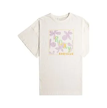 Roxy dámské tričko Sweet Flowers Snow White | Bílá | Velikost S