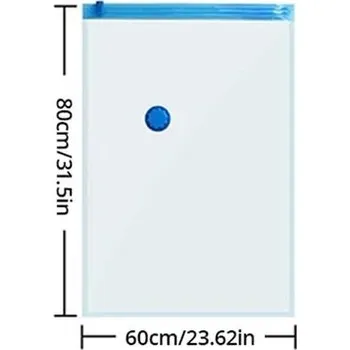 Pomůcka pro obuv a oblečení Vakuový pytel s ochranou proti vlhkosti | úložný vak, kompresní vak - 60x80 1ks