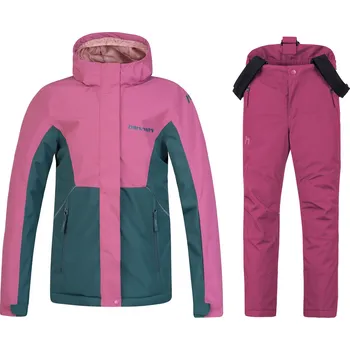 Dívčí bunda Dětský lyžařský komplet Vala Malaga/sea moss 122-128 + Akita Malaga 110-116