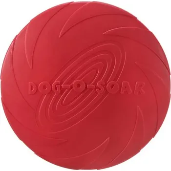 Hračka pro psa Interaktivní hračka pro psy | měkký gumový létající disk - Červené,Průměr 22 cm