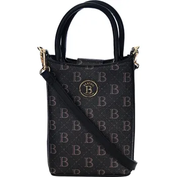 Kabelka Dámská kabelka BERTOO Francesca black logo