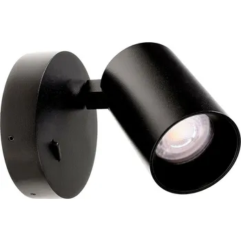 Nástěnné svítidlo Deko-Light nástěnné přisazené svítidlo - Can Tilt kulaté, 1x 7,5 W GU10, černá 341334