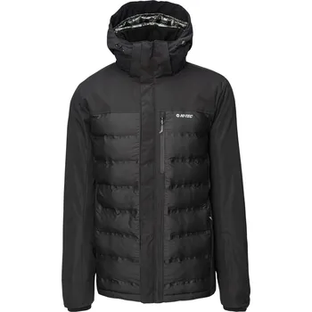 Pánská Zateplená bunda HI-TEC HELTEN M000264428 – Černá S