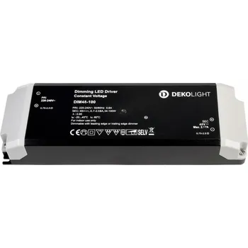 Příslušenství pro svítidlo Deko-Light napájení (CV, DC) stmívatelné - BASIC, DIM, CV, 48V 34-100W 862274