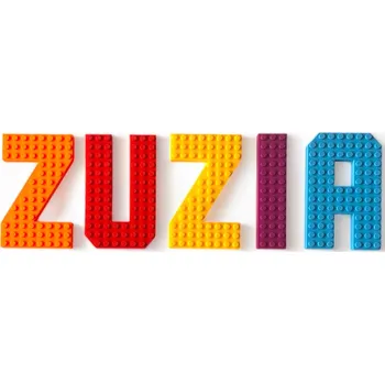 Samolepící dekorace 3D Písmena Kajawis na zeď, XL kostky