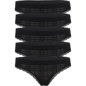 Kalhotky Elite Loap kalhotky bikiny RY7004 - 5 ks M černá