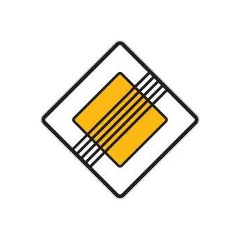 Dopravní značení PROFIBA Značka "Konec hlavní pozemní komunikace"