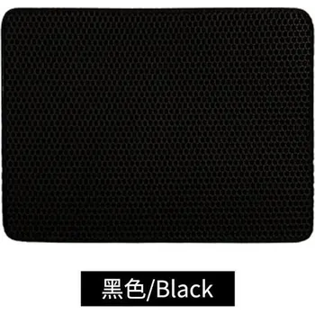 Toaleta pro kočku Nejlepší omyvatelná podložka pod kočičí záchod | Chovatelské potřeby - Černá,30x30 cm