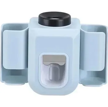 Držák na kartáček Držák na kartáčky bez vrtání | Koupelnový organizér - modrý